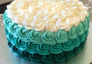 Ombre frosting cake. Eat My Sweets Bakery