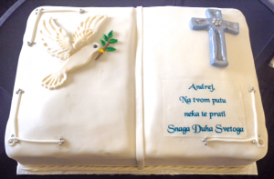 Confirmation Celebration Cake. Eat My Sweets Bakery