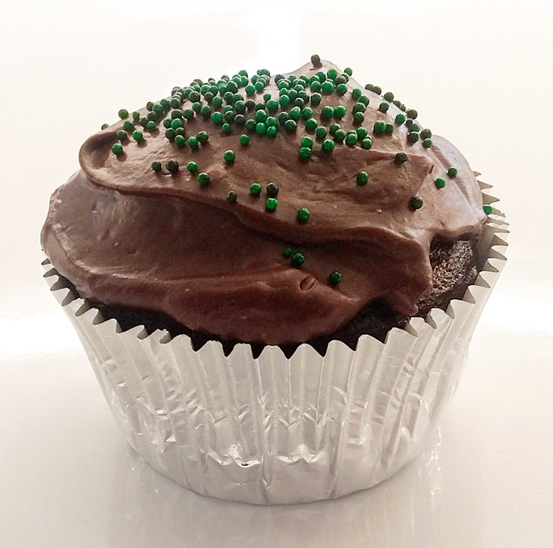 Guinness Cupcake with Chocolate Ganache. Eat My Sweets Bakery.