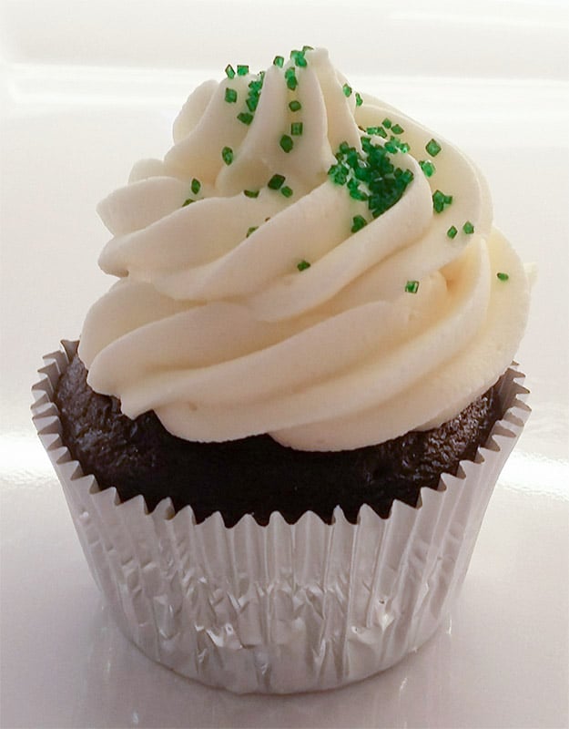 Guinness Cupcake with Harp or Bailey's Flavoured Buttercream.