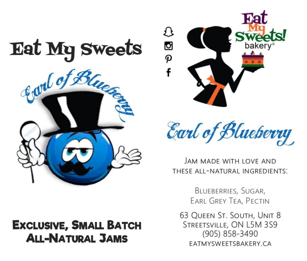 Earl of Blueberry Jam. Eat My Sweets Bakery