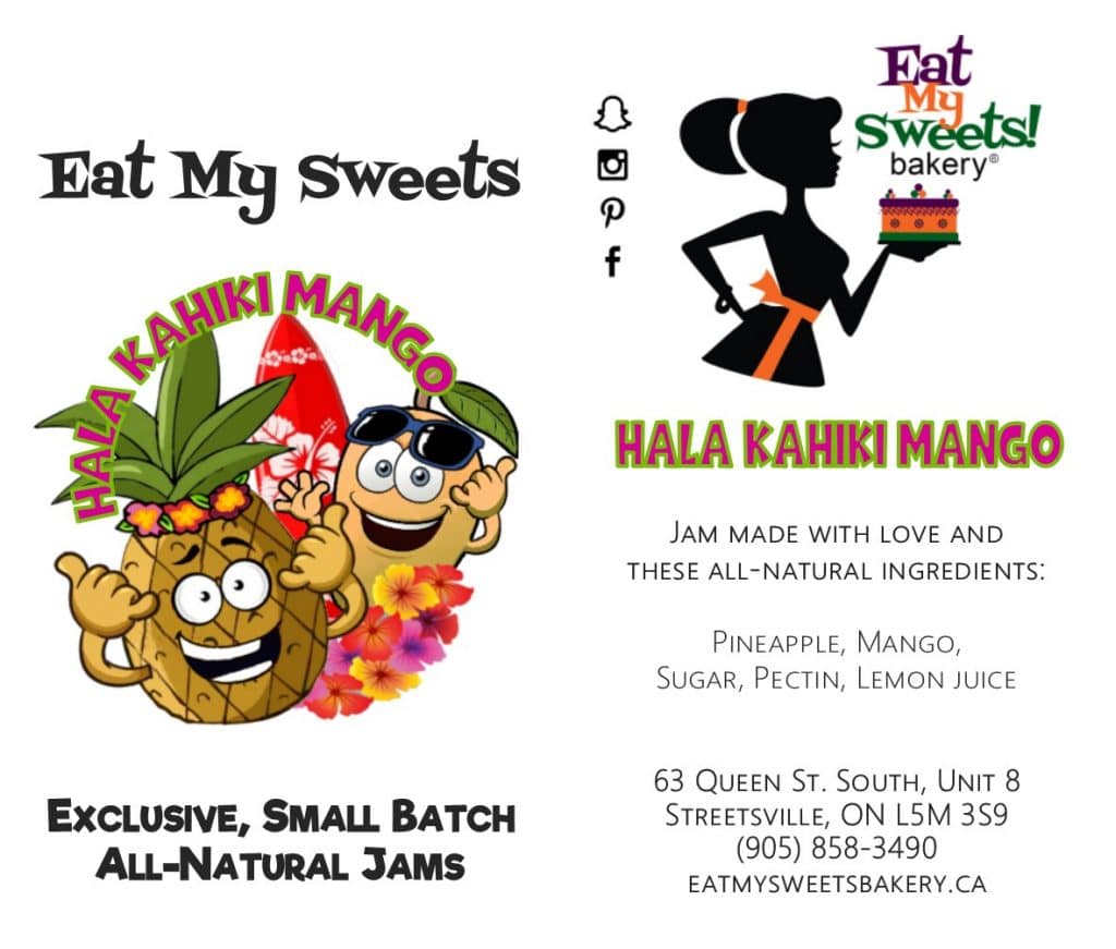 Hala Kahiki (Pineapple) Mango Jam. Eat My Sweets Bakery