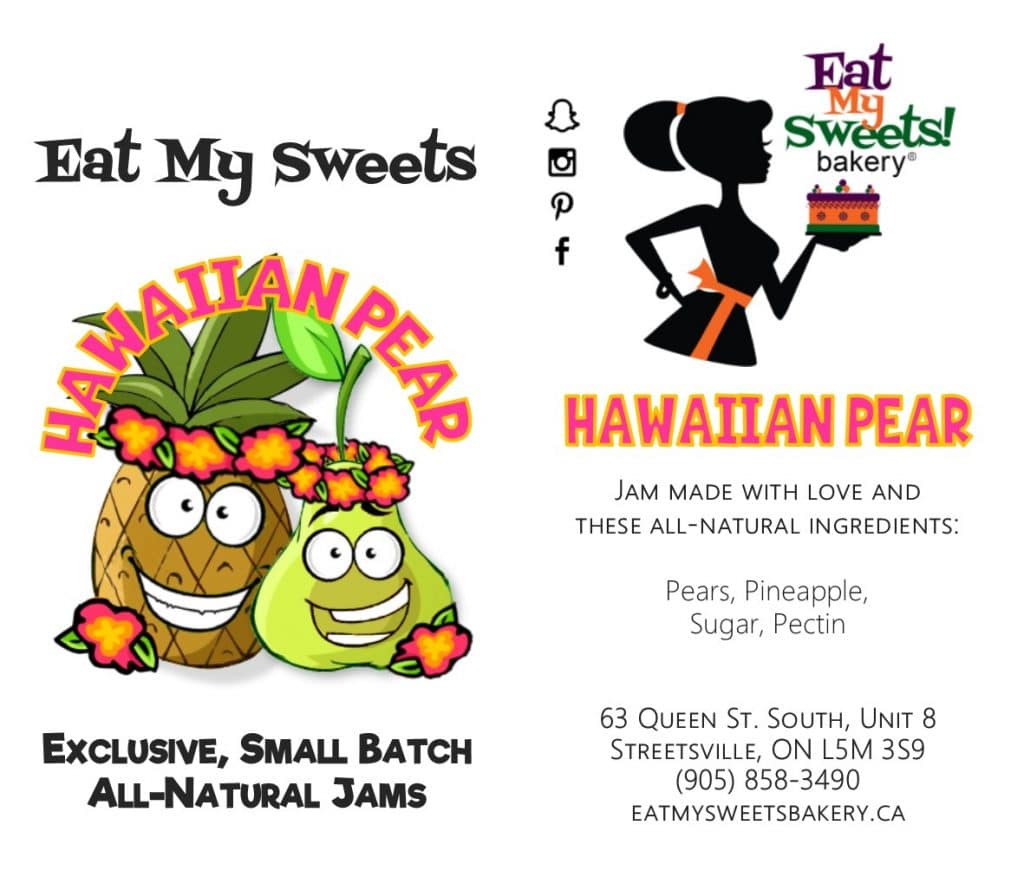 Hawaiian Pear Jam. Eat My Sweets Bakery