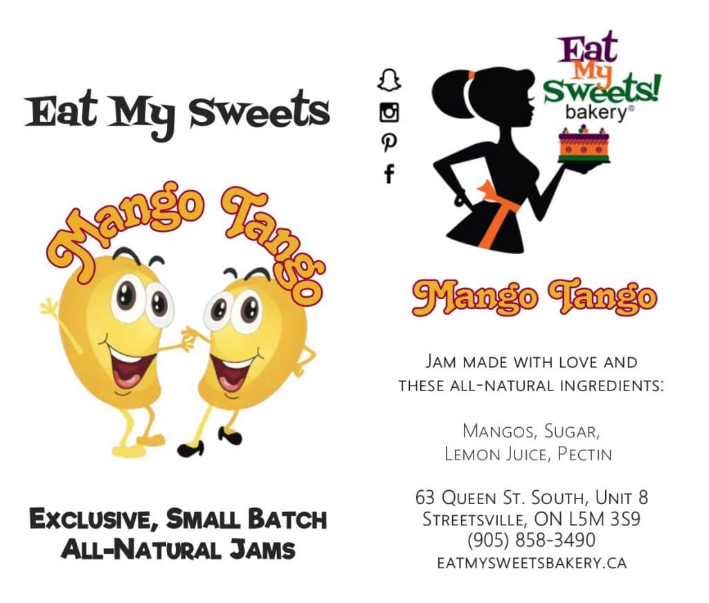Mango Tango Jam. Eat My Sweets Bakery
