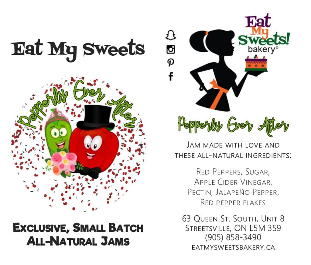 Pepperly Ever After Jam. Eat My Sweets Bakery