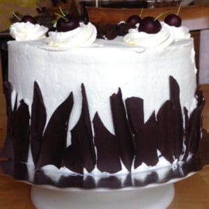 Black Forest Cake, Side view. Eat My Sweets Bakery