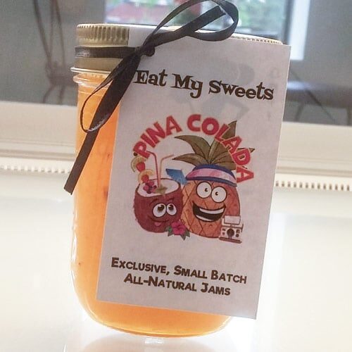 Zia Sia's Pina Colada Jam. Eat My Sweets Bakery