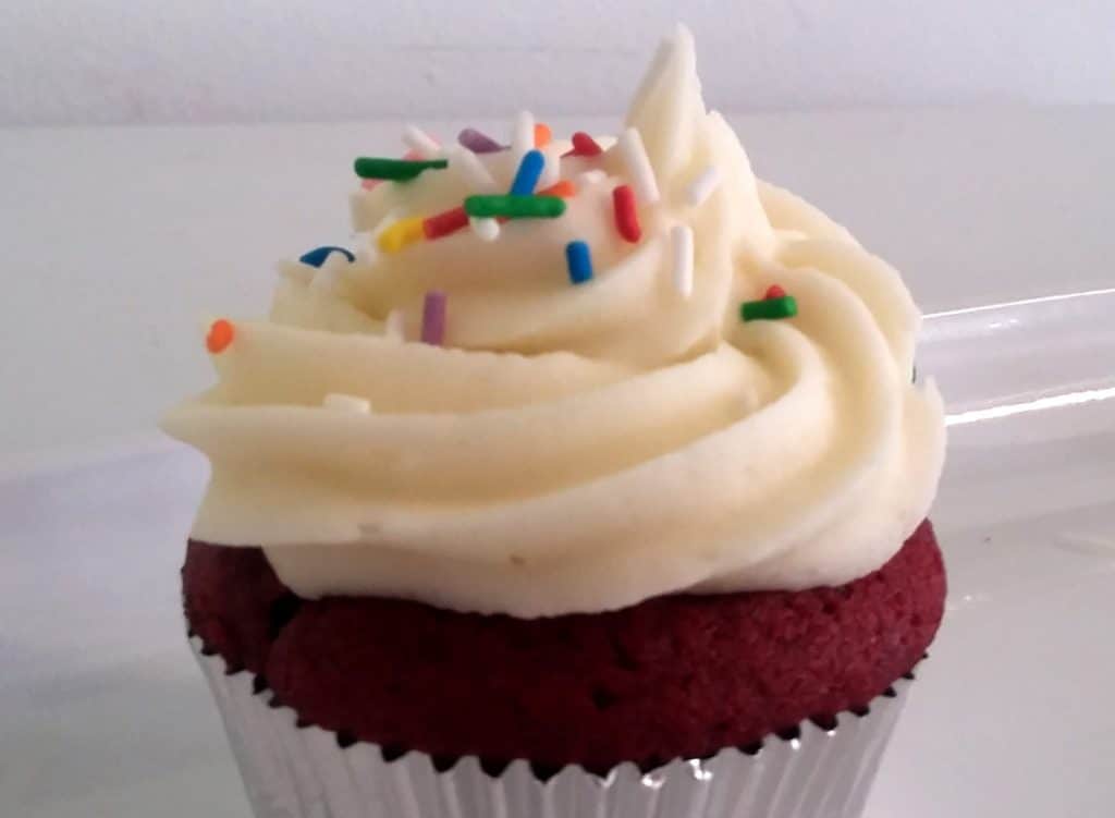Red Velvet Specialty Cupcake. Eat My Sweets Bakery