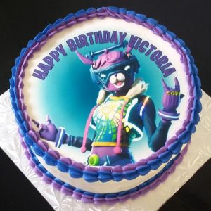 Fortnite Birthday Cake with Edible Image