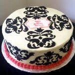 Stenciled Custom Birthday Cake. Eat My Sweets Bakery