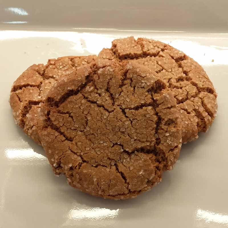 Big Amazing Ginger Crinkle Cookies