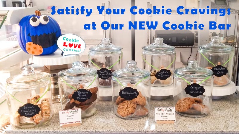 Satisfy your cookie cravings are our NEW Cookie Bar!