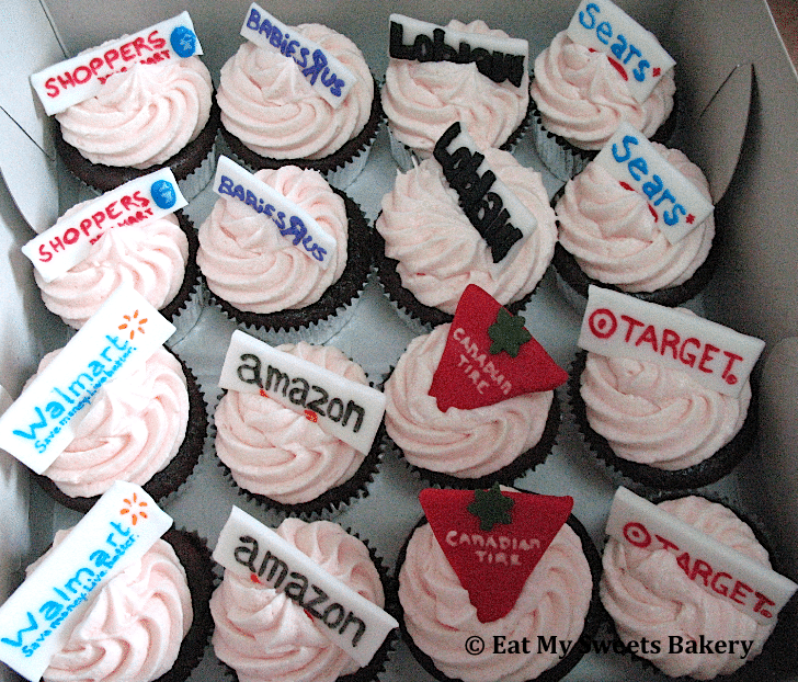 Corporate Logo Cupcakes from Eat My Sweets Bakery