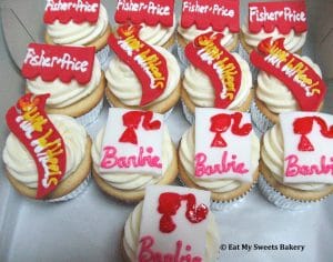 Barbie Custom Cupcakes from Eat My Sweets Bakery