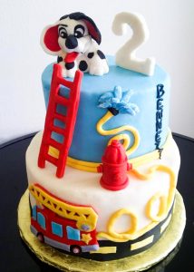 Bennett's Fire-Fighter Birthday Cake from Eat My Sweets Bakery