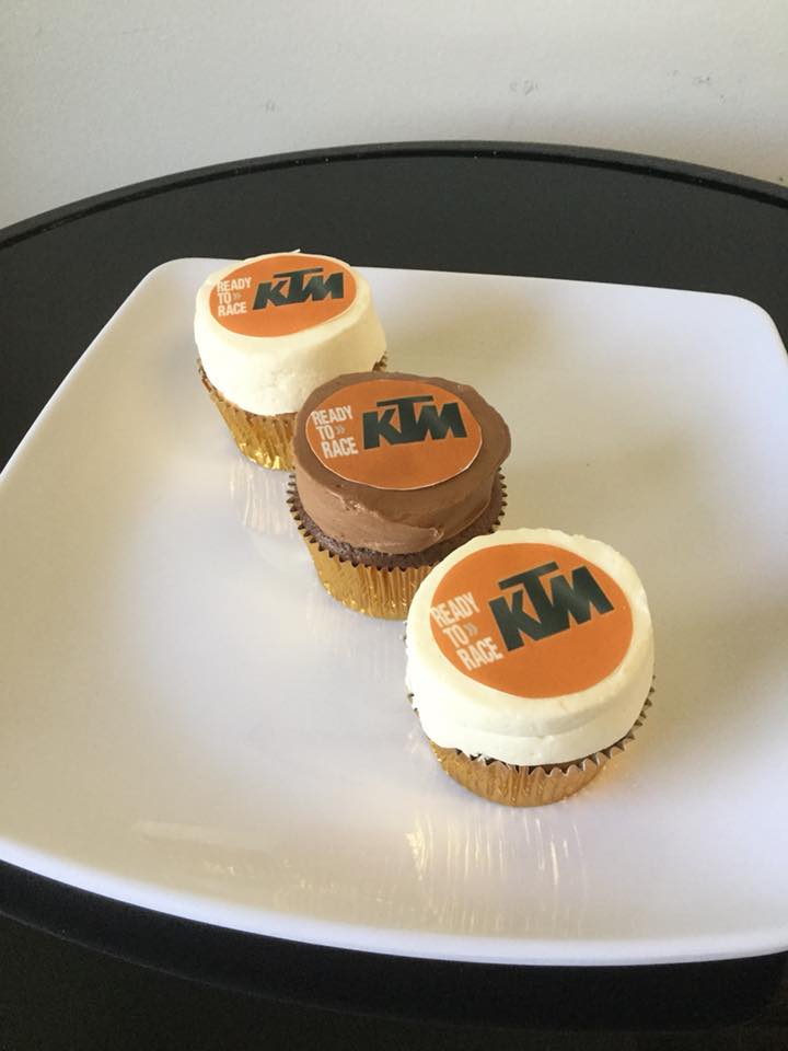 Edible Image Corporate Logo Cupcake from Eat My Sweets Bakery