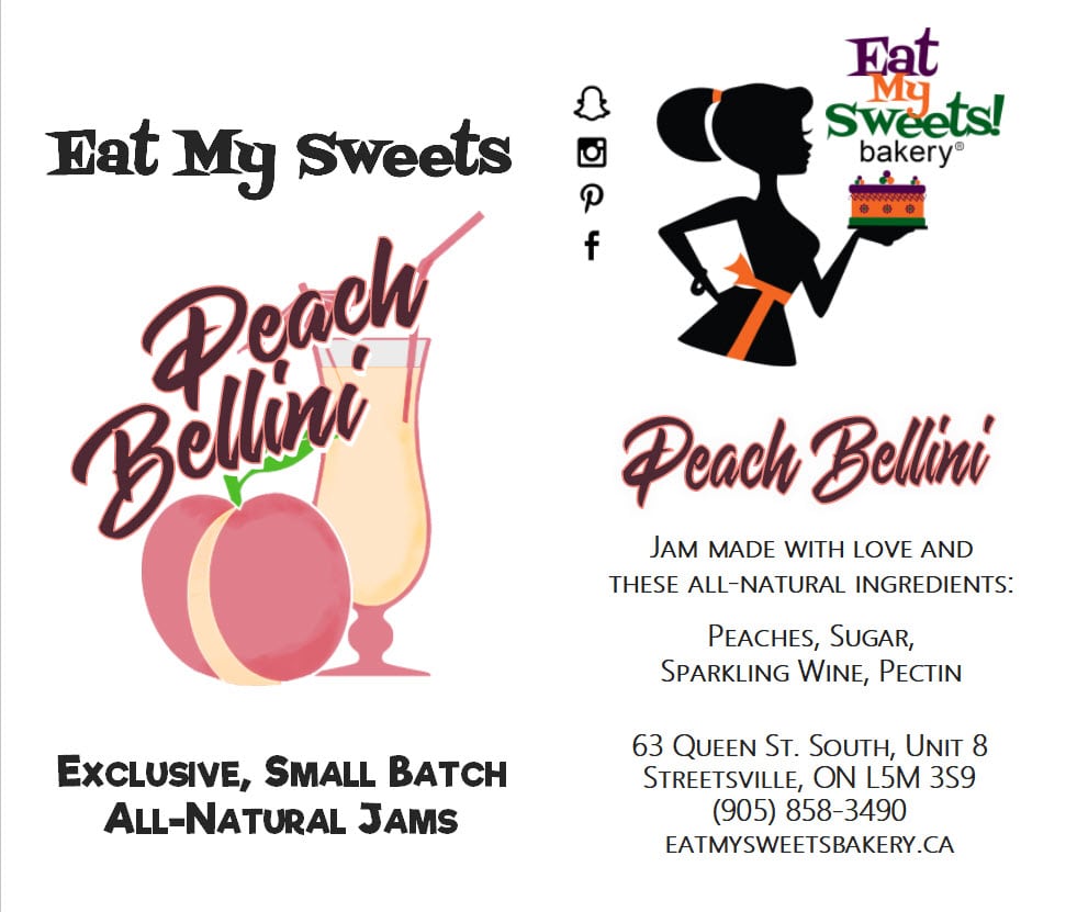 Peach Bellini Jam from Eat My Sweets Bakery