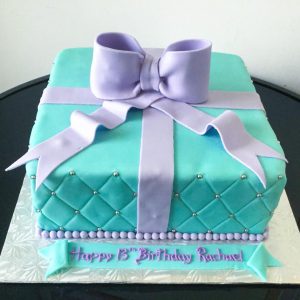 Quilted Fondant Birthday Cake by Eat My Sweets Bakery