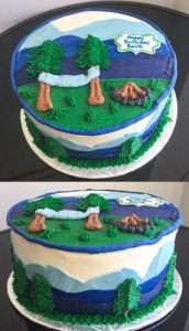 Great Outdoors Birthday Cake from Eat My Sweets Bakery