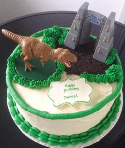 Jurassic Park Birthday Cake from Eat My Sweets Bakery