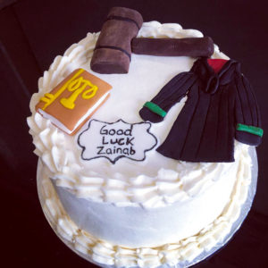 Law School Acceptance Celebration Cake