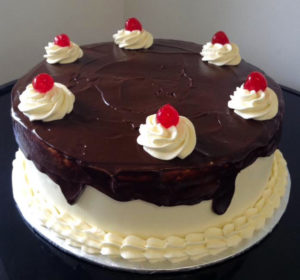 Chocolate Ganache Topped Black Forest