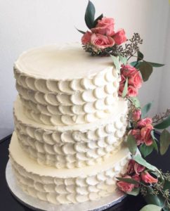 3-Tier Floral Wedding Cake from Eat my Sweets Bakery