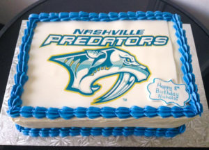 Nashville Predators Edible Image Birthday Cake