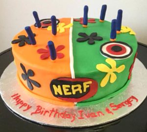 Nerf Birthday Cake from Eat My Sweets Bakery