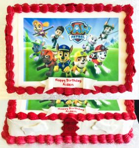 Paw Patrol Edible Image Birthday Cake
