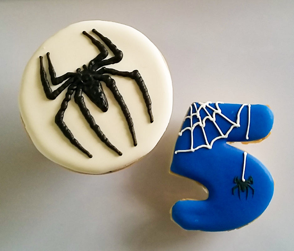 Spiderman Theme Flooded Cookies from Eat My Sweets Bakery