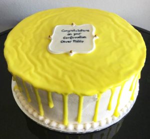 Yellow Drip Cake from Eat My Sweets Bakery
