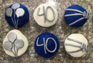 40th Birthday Custom Cupcakes From Eat My Sweets bakery