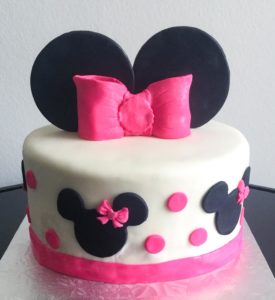 Minnie Mouse First Birthday Cake from Eat My Sweets Bakery