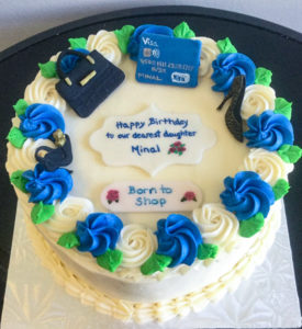Born to Shop Birthday Cake