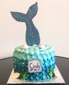 Mermaid Tail Birthday Cake