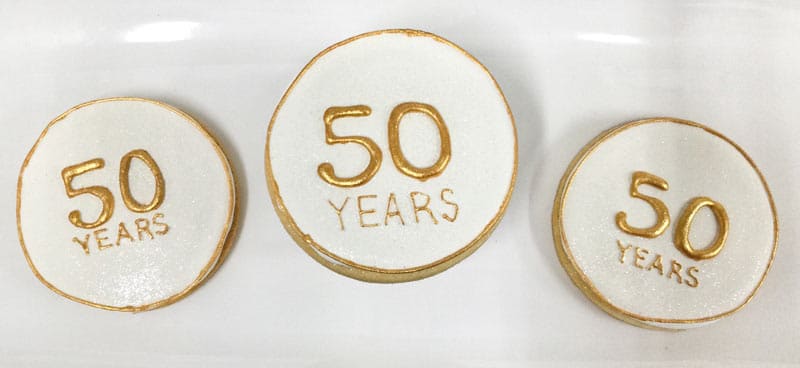 50 Years Celebration Cookie
