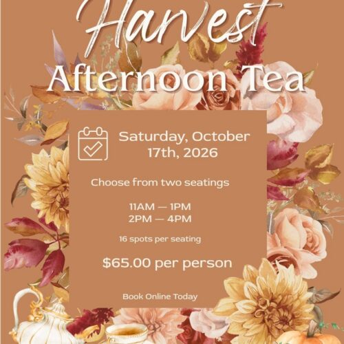 EVENT: Harvest English Afternoon Tea