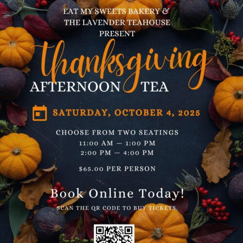 October 4: Thanksgiving English Afternoon Tea
