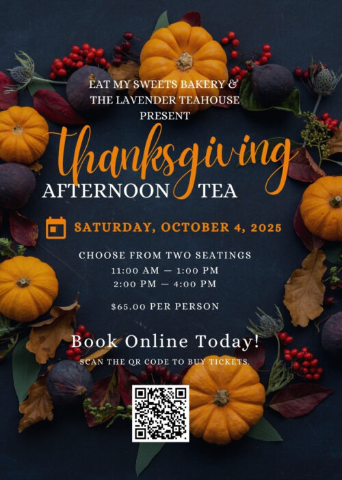October 4: Thanksgiving English Afternoon Tea